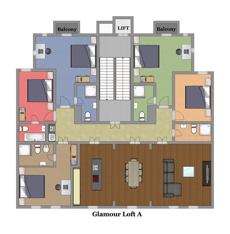 Residence Glamour Premium Praga Exterior foto